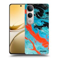 Silikónový čierny obal pre Vivo V50 Lite 5G - Blue Magma