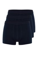 Trendyol Navy Blue 3-Pack Plain Boxer