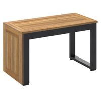 Ambia Garden ZÁHRADNÝ PRÍRUČNÝ STOLÍK, drevo, kov, 70/38/35 cm