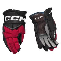 Rukavice CCM Jetspeed FT8 SR, čierna-červená-biela, Senior, 13"