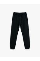 Koton Basic Jogger Sweatpants with Drawstring Pocket Tie Waist