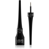 Gabriella Salvete Liquid Contour Wasserbeständiger Eyeliner mit Pinselchen Farbton 01 Black 4 ml