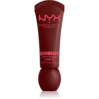 NYX Professional Makeup Smushy Matte Lip Balm balzám na rty s matným efektem odstín Smudge Fudge 8 ml