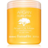 FarmaVita Argan Sublime regenerująco-nawilżająca maseczka do włosów 1000 ml