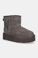 UGG Detské semišové snehule UGG CLASSIC MINI PLATFORM