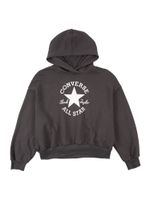CONVERSE Sweater majica 'CHUCK PATCH'  antracit siva / bijela