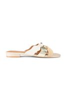 Kurt Geiger London papuci cu toc plat pentru femei, din piele Sun Wave Flat Sandal