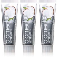 Biomed Superwhite зміцнююча зубна паста з кокосовою олійкою 3x100 гр