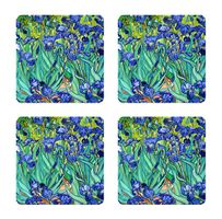 Bertoni Home Unisex's 4 Table Pads Set Irises