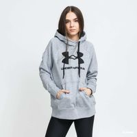 Bluza Under Armour W Rival Fleece Logo Hoodie melange šedá M