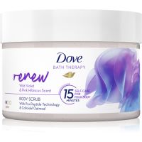 Dove Bath Therapy Renew делікатний пілінг для тіла Wild Violet & Pink Hibiscut 295 мл