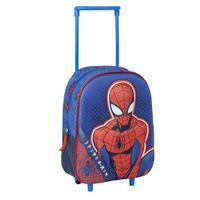 KIDS BACKPACK TROLLEY 3D SPIDERMAN