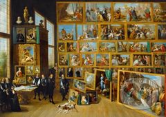 David Teniers the Younger - The Art Collection of Archduke Leopold Wilhelm in Brussels, 1652 - puzzle z kategorie Umělecké