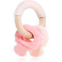 Kikkaboo Silicone and Wood Teether Keys прорізувач Pink 1 кс