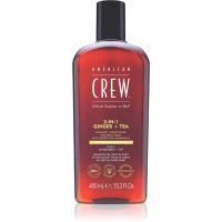 American Crew 3 in 1 Ginger + Tea 3 az 1 sampon, kondicionáló és tusfürdő uraknak 450 ml