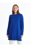 LC Waikiki Lw - Crew Neck Plain Long Sleeve Women's Knitwear Tunic