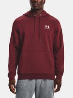 Under Armour UA Essential Fleece Hoodie Sweatshirt Rot