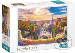 Park Güell v Barceloně (1000 dílků) - puzzle z kategorie Umělecké