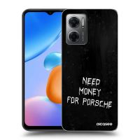 Silikónový prehľadný obal pre Xiaomi Redmi 10 5G - Black Fuel