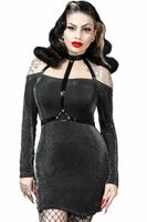 KILLSTAR - Damenkleid - Valak Bodycon - Schwarz XS