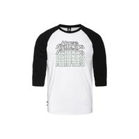 HORSEFEATHERS Triko Rollin Raglan - white/black WHITE velikost S