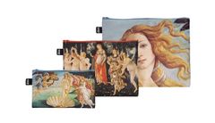 Loqi Sandro Botticelli - Birth of Venus, Primavera, Portrait of Venus Recycled Zip Pockets Unisex - Ruksaci i torbe LOQI - Velikobojan - ZP.SB-One-siz