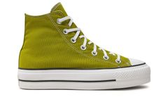 Converse Chuck Taylor All Star Canvas Platform - Dámske - Tenisky Converse - Zelené - A08286C - Veľkosť: 39.5