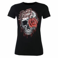 koszulka street damskie - JAKSON - BLACK HEART - 12504 L