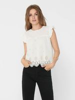 ONLY Silla Bluse Weiß