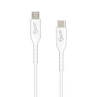 USB Kabel Micro USB - USB C - Biela