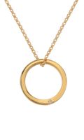 Hot Diamonds Minimalistický náhrdelník s diamantem Jac Jossa Soul DP839 (řetízek, přívěsek)
