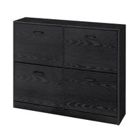 Boxxx VÝKLOPNÁ SKRINKA NA TOPÁNKY, čierna, 105,5/82,7/24 cm