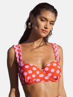love & roses Bikini gornji dio  roza / narančasto crvena