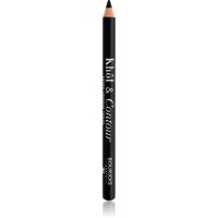 Bourjois Khôl & Contour Extra Longue Tenue langlebiger Eyeliner mit einem Anspitzer Farbton 001 Noir-issime 1,2 g