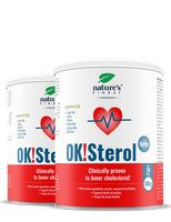 OK!Sterol Forte 1+1 | Klinički dokazano | Snižava loš kolesterol | 6-1 Formula | Normalizacija lipidnih razina | Prirodno rješenje | 240g