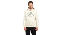 Dedicated Hoodie Falun Side Bikes Oat White Pánske - Mikiny a mikiny s kapucou Dedicated - Biela - 21125-M - Size: M