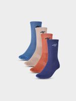 Boys' casual socks 4F 4-pack