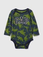GAP Baby bavlněné body s logem - Kluci