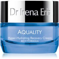 Dr Irena Eris Aquality Hyper-Hydrating Recovery Cream Rich Formula дълбоко хидратиращ крем в дълбочина с регенериращ ефект 50 мл.