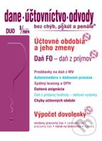 Dane, účtovníctvo, odvody bez chýb, pokút a penále č. 8 / 2024 - Daň fyzickej osoby, Účtovné obdobia a ich zmeny - kniha z kategorie Účetnictví a daně