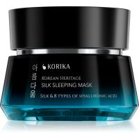 KORIKA Korean Heritage Silk & 8 Types of Hyaluronic Acid Silk Sleeping Mask maseczka do twarzy nawilżająco-odżywcza na noc 50 ml