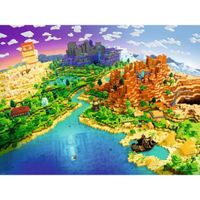 Ravensburger 04332 Minecraft: Svět Minecraftu 1500 dílků