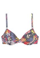 VIVANCE Bikini gornji dio  žuta / narančasto žuta / tamo siva / crvena
