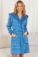 Dámský župan Doctor Nap 7225 - bavlna Modrá XL