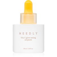 NEEDLY Vita C Glow Toning Ampoule posvetlitveni serum z vitaminom C za posvetlitev in zgladitev kože 30 ml