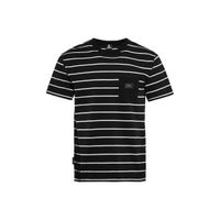 HORSEFEATHERS Tričko Alpha - black stripes BLACK velikost M