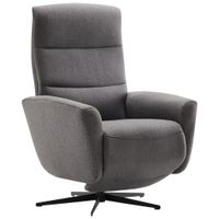 Livetastic RELAXAČNÉ KRESLO, textil, tmavosivá