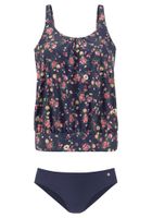 LASCANA Tankini  tamno plava / miks boja