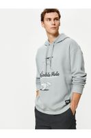 Koton Bugs Bunny Casual Cutout Hoodie Licensed Printed