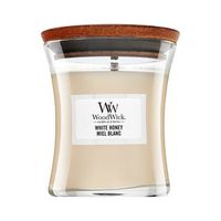 Woodwick White Honey świeca zapachowa 85 g